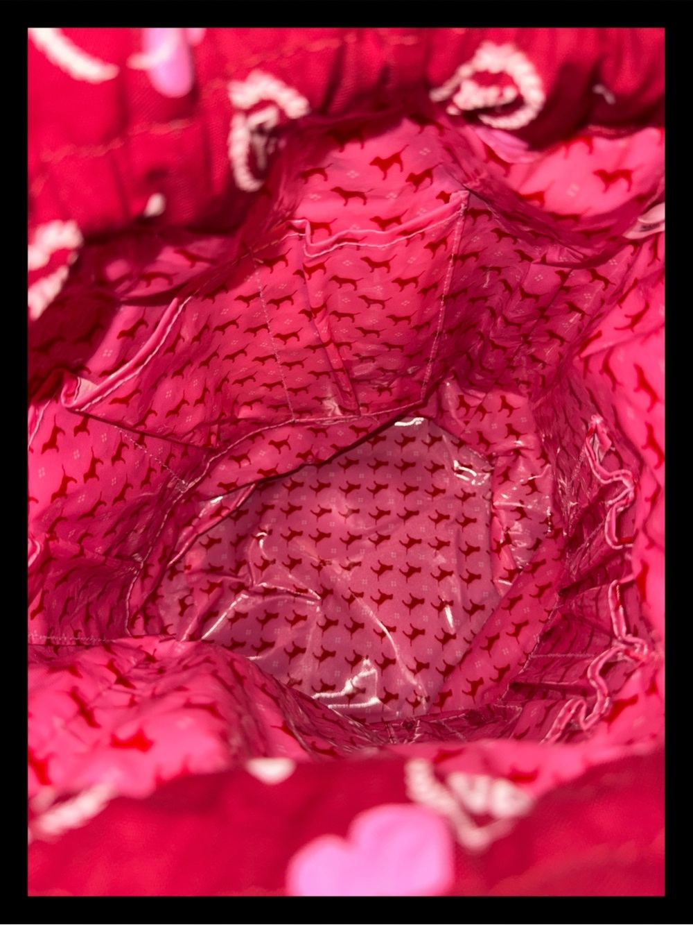 💕ⓅⒾⓃⓀ ⓋⓈ RARE/HTF/VINTAGE Monogram Drawstring Bag💕 - Picture 5 of 5